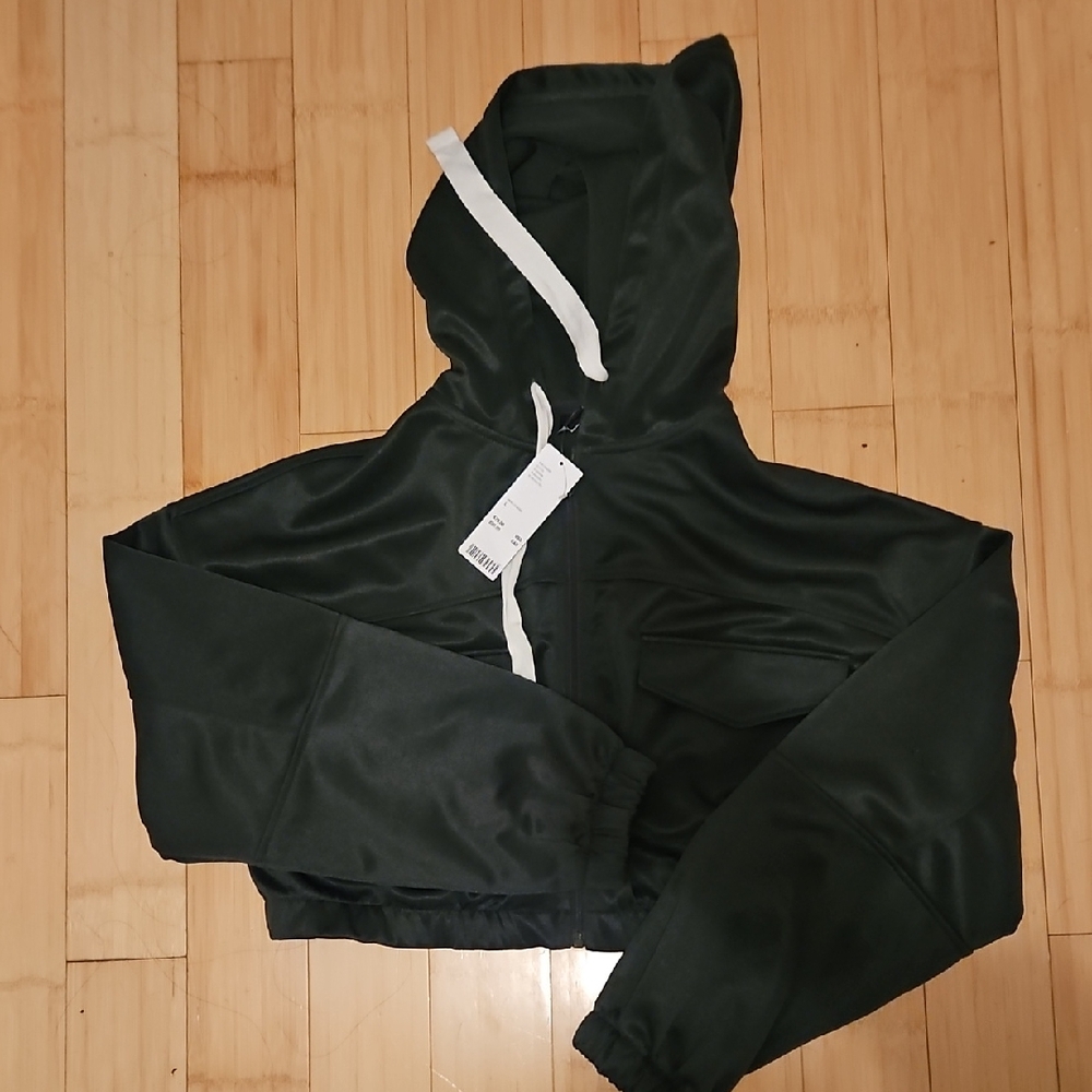 BDG Dark Green Hooded Jacket